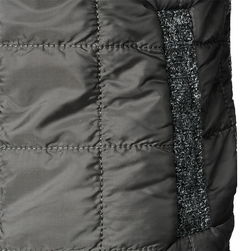 Herren-Fleece-Cardigan mit Steppfutter und Reißverschluss