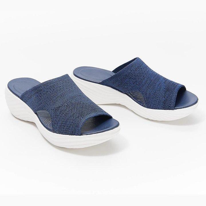 Verbesserte orthopädische Slide-Sandalen, gestrickte korrigierende Sportsandalen