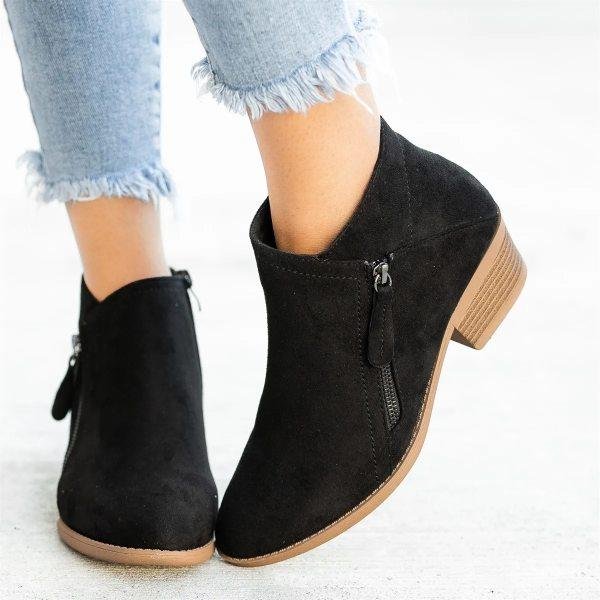 Damen-Lederstiefel