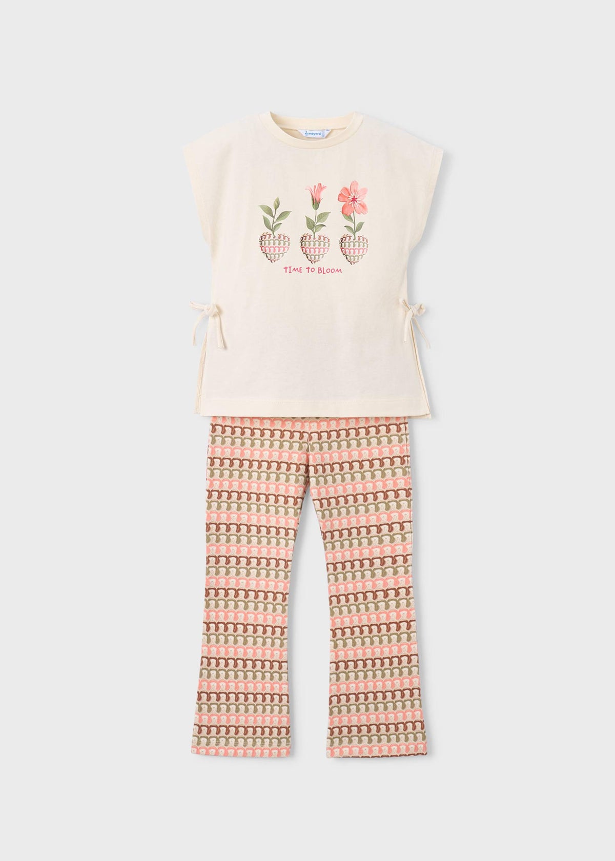 Flared leggings set girl