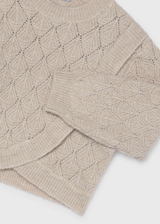 Girl asymmetrical jumper
