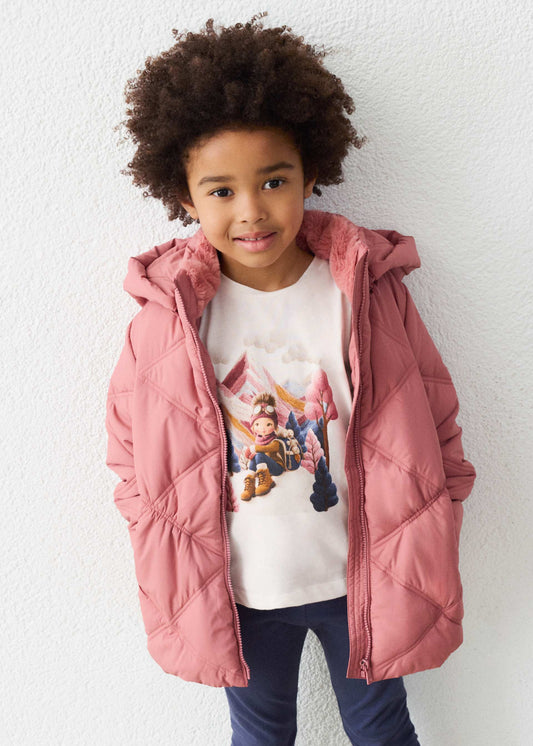 Girl basic school coat