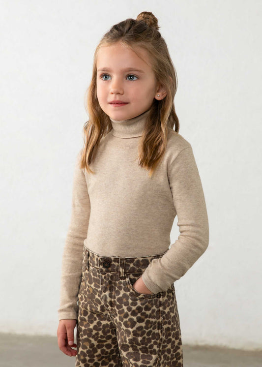 Girl basic swan jumper