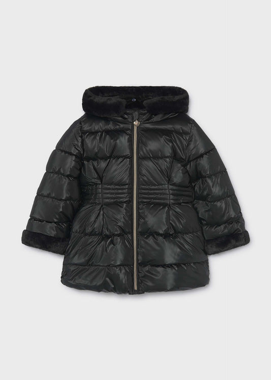 Girl metallic coat