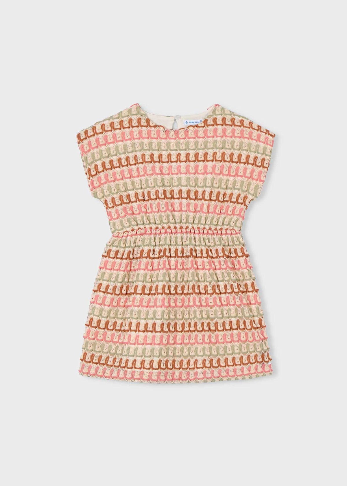Girl multicolour crochet dress