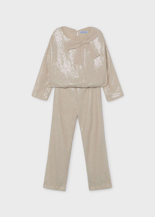 Girl sequin pants and blouse set