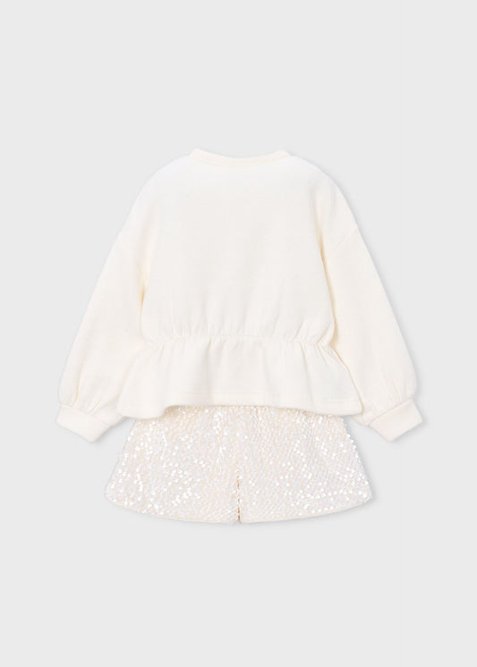 Girl set with Bermuda shorts
