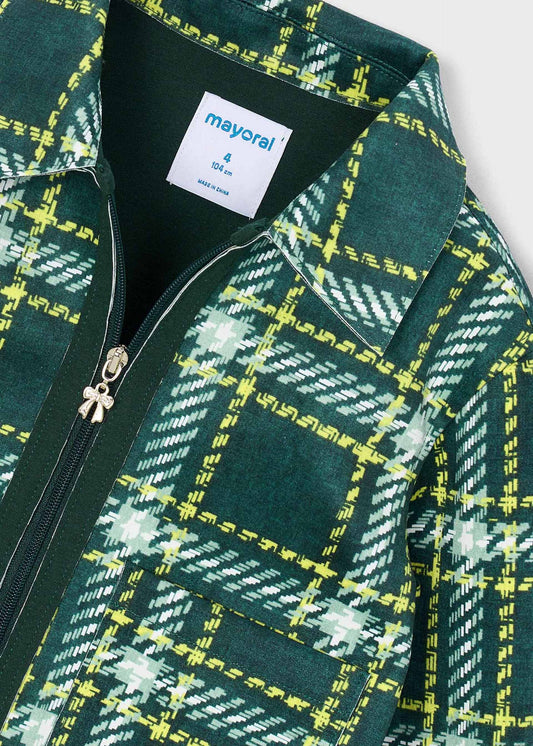 Mädchenjacke in Velourslederoptik