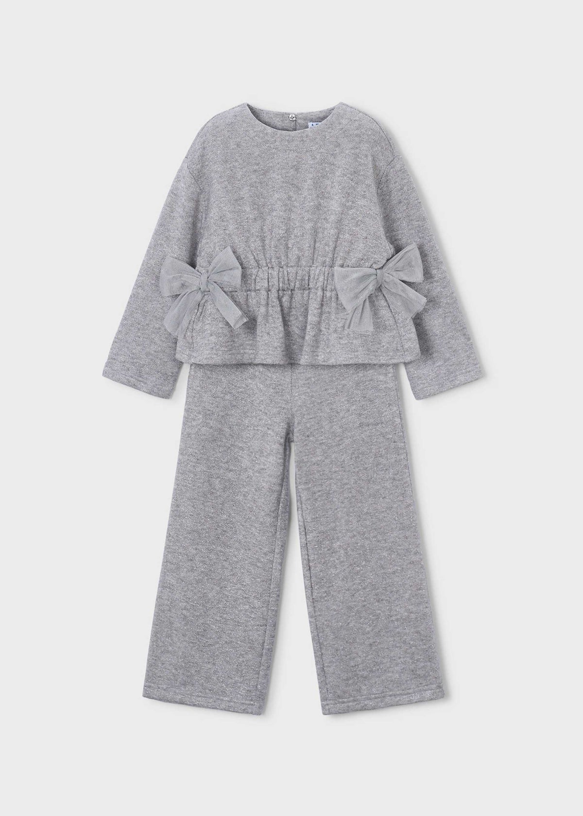 Girl trousers and jumper bows set