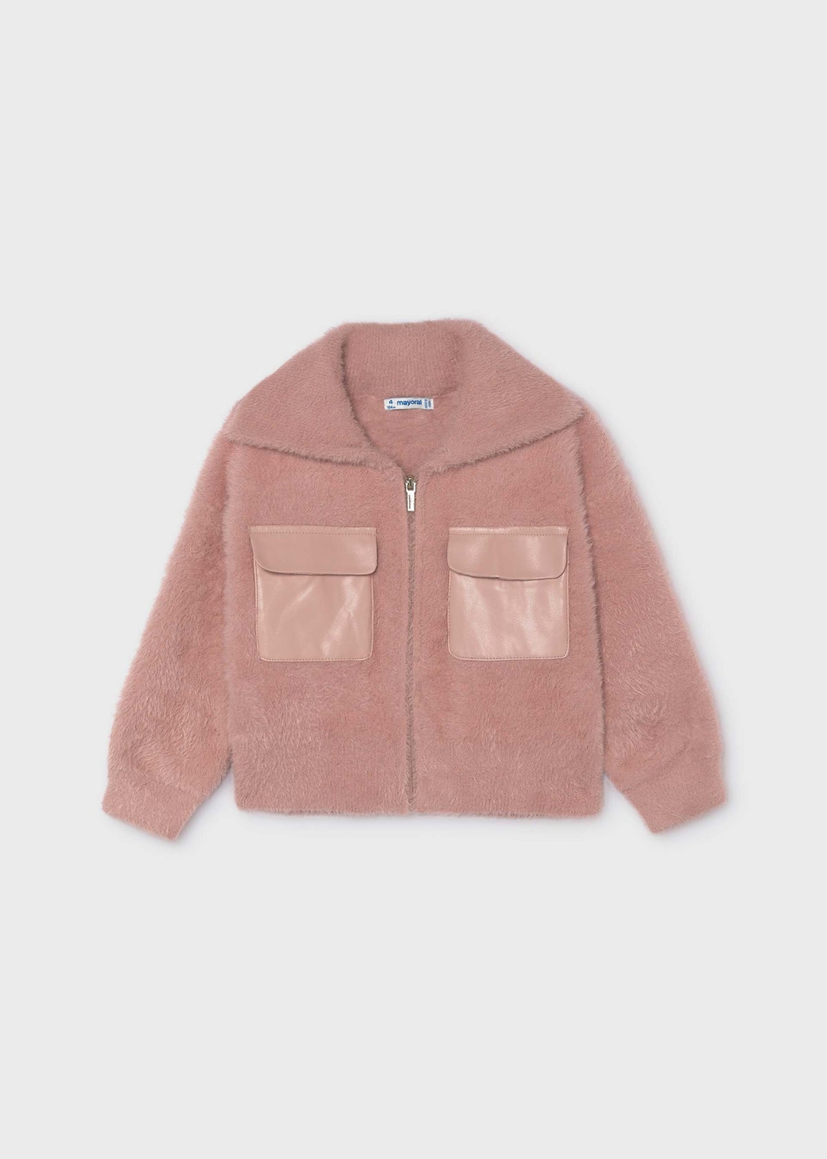 Strickjacke mit Reißverschluss für Mädchen