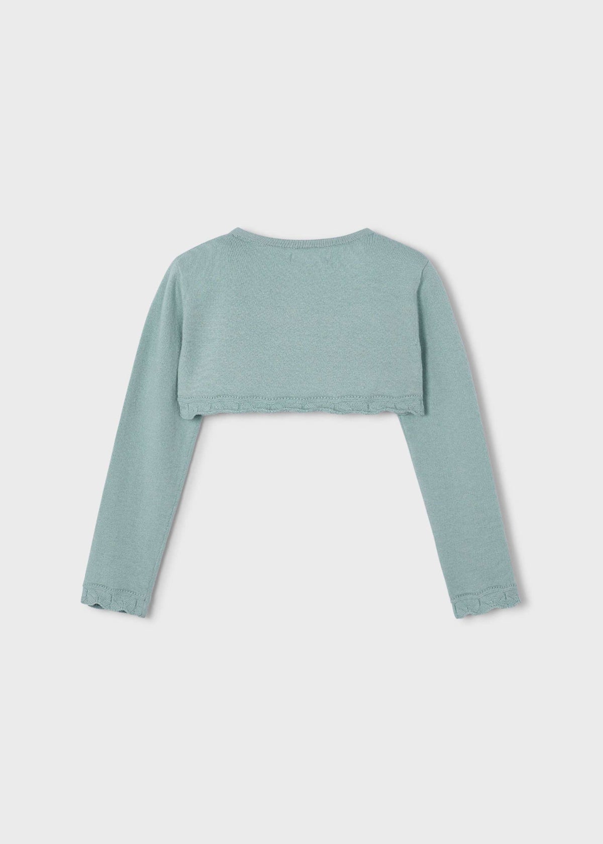 Mädchen-Bolero-Strickjacke, Basic