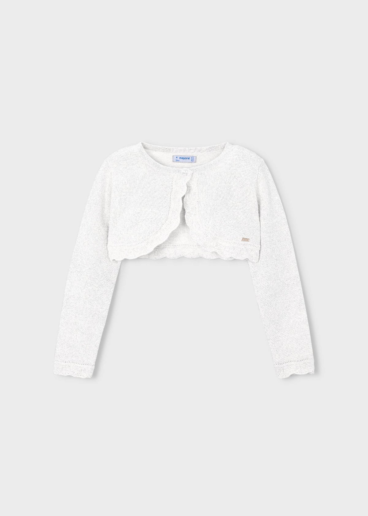 Girls basic bolero knitted cardigan