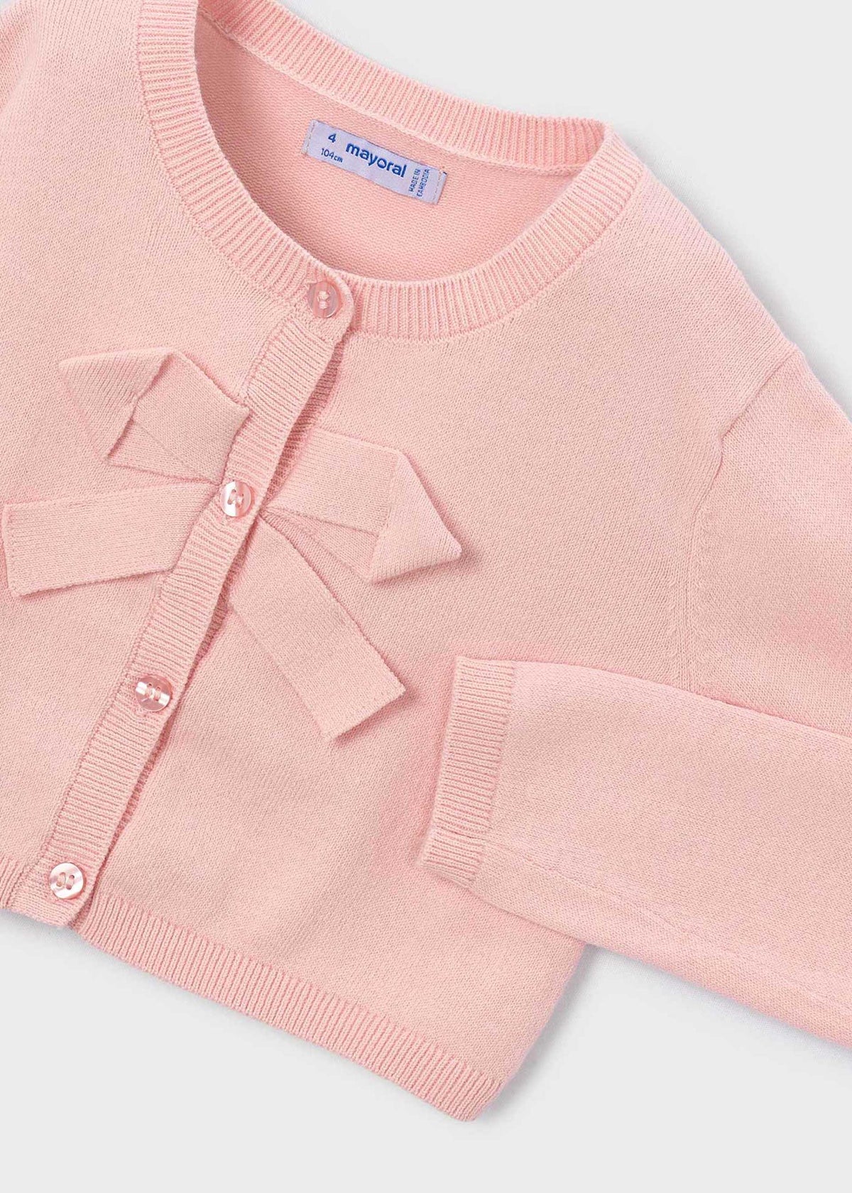 Einfache Strickjacke für Mädchen