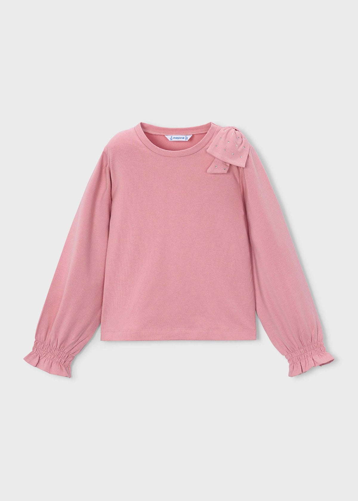 Mädchen-T-Shirt mit Schleife
