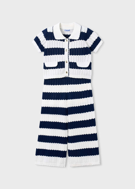 Girl's cardigan and pants set