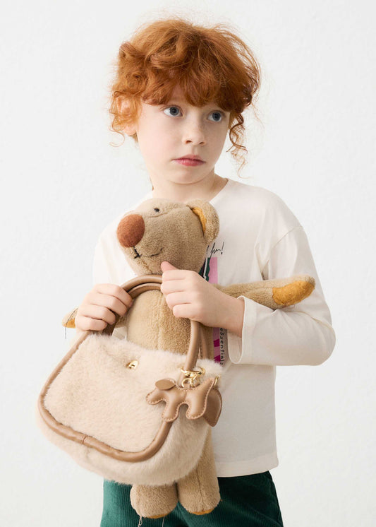 Girls' fur bag