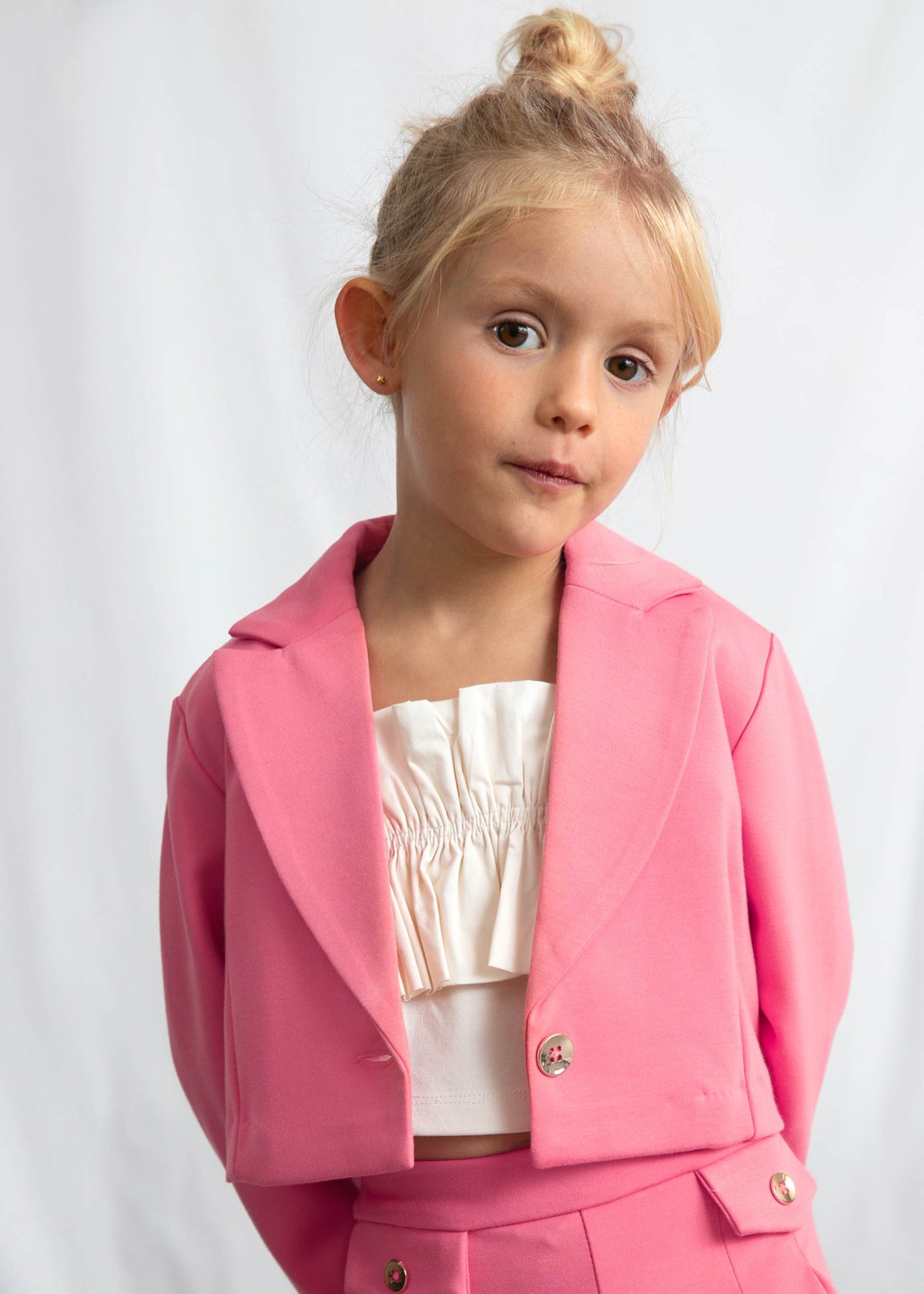 Girl's knit jacket