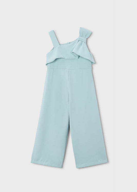 Girl's lace-up jumpsuit