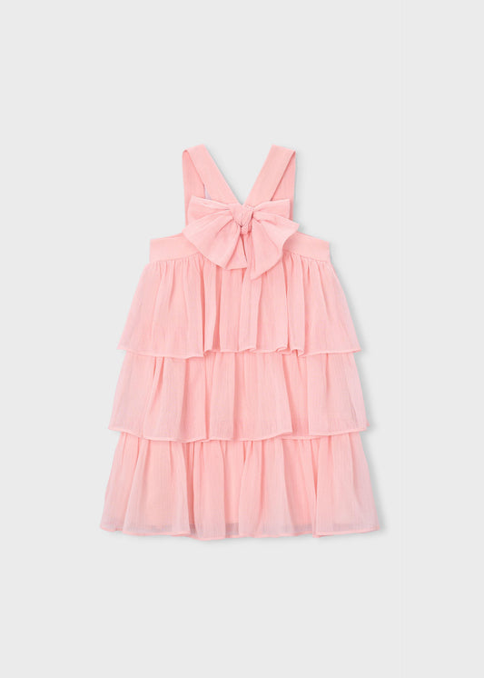 Girl's ruffled bambula dress
