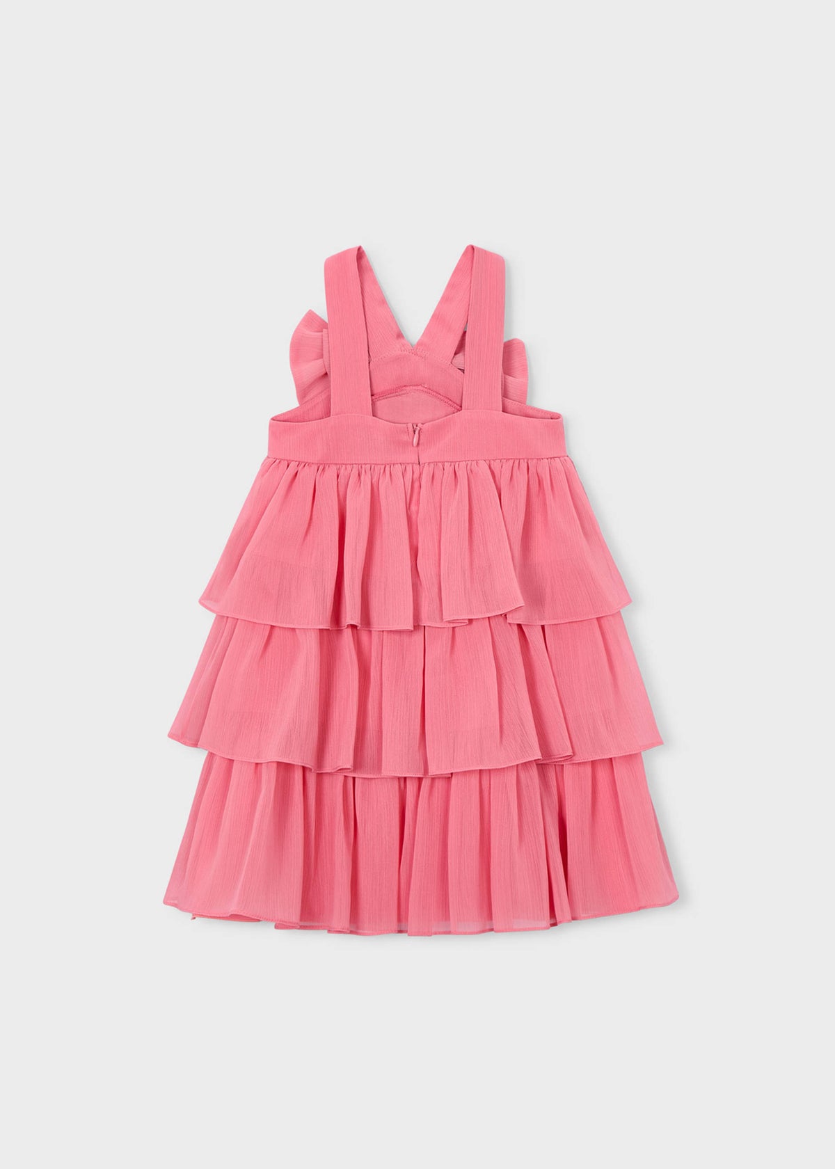 Girl's ruffled bambula dress