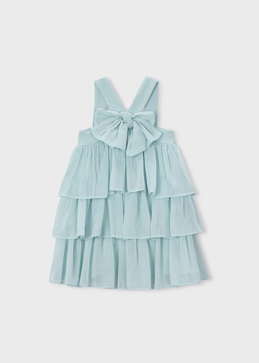 Girl's ruffled bambula dress