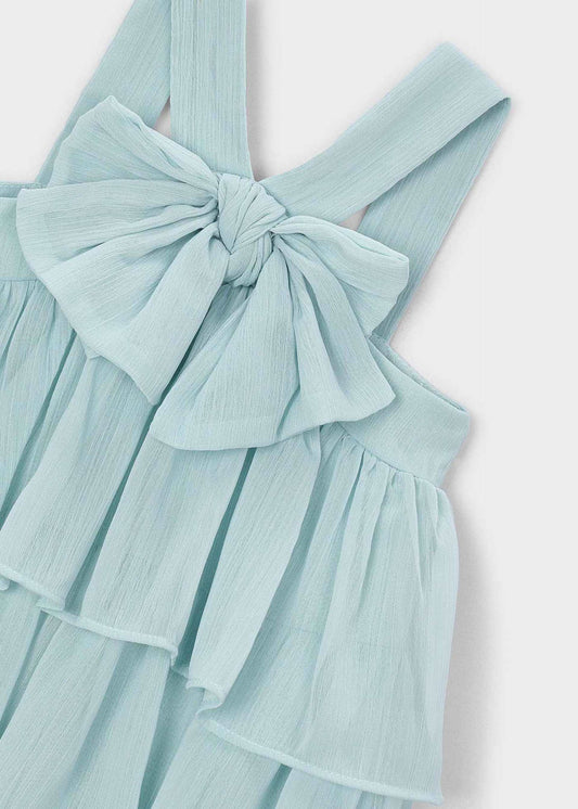 Girl's ruffled bambula dress