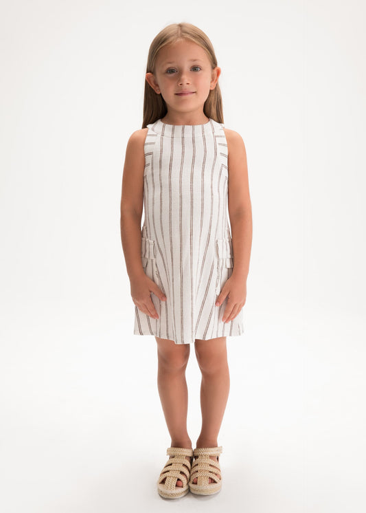 Girl's striped dress