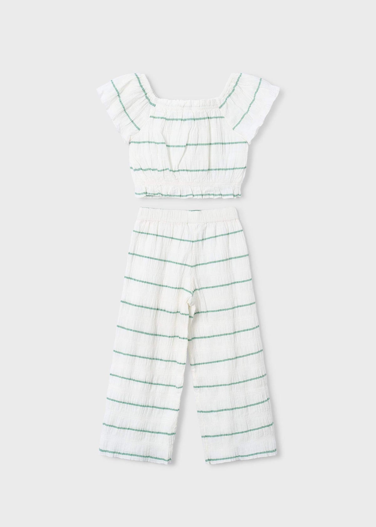 Set aus gestreifter Hose und Oberteil für Mädchen
