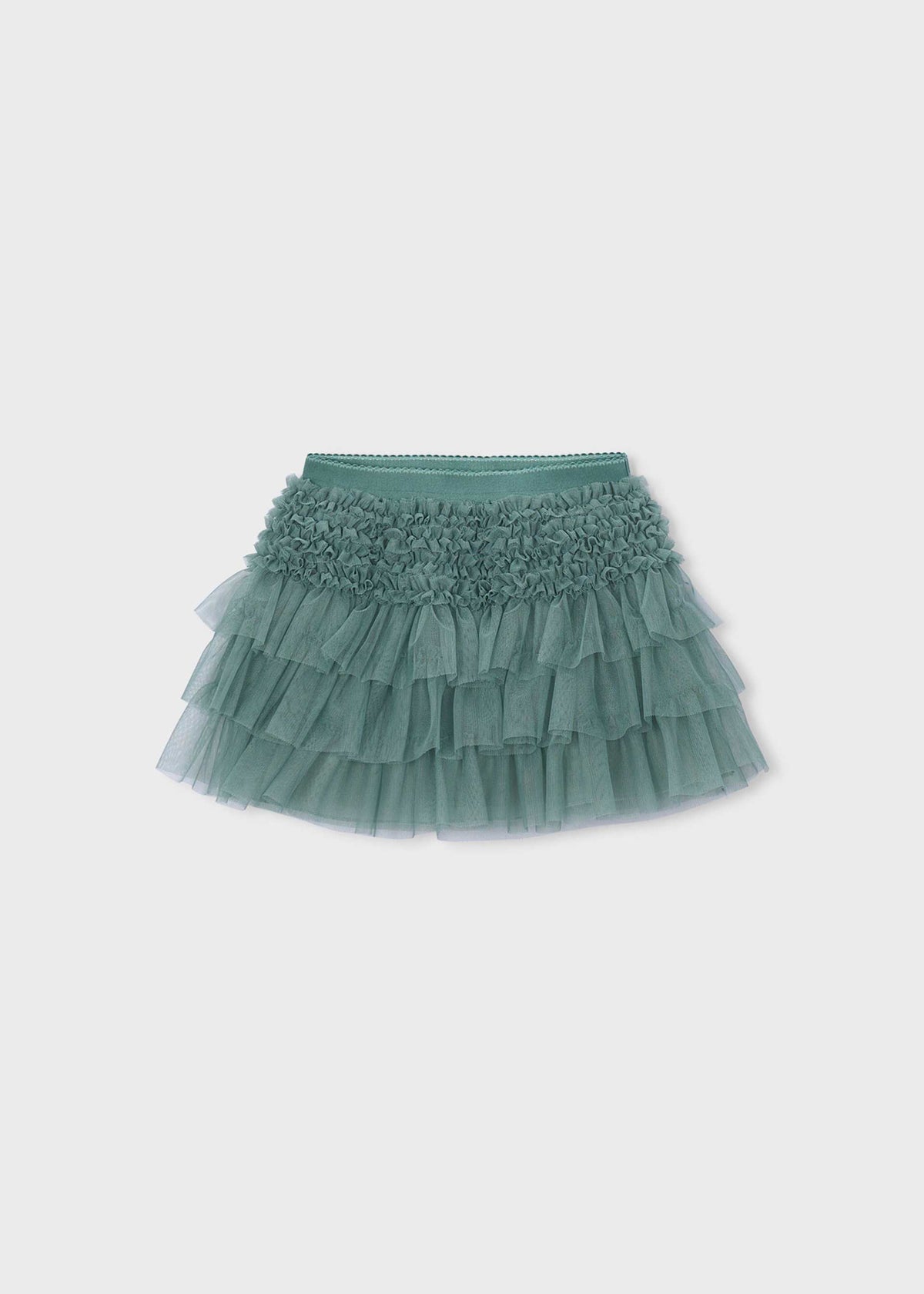 Girls' tulle ruffle skirt