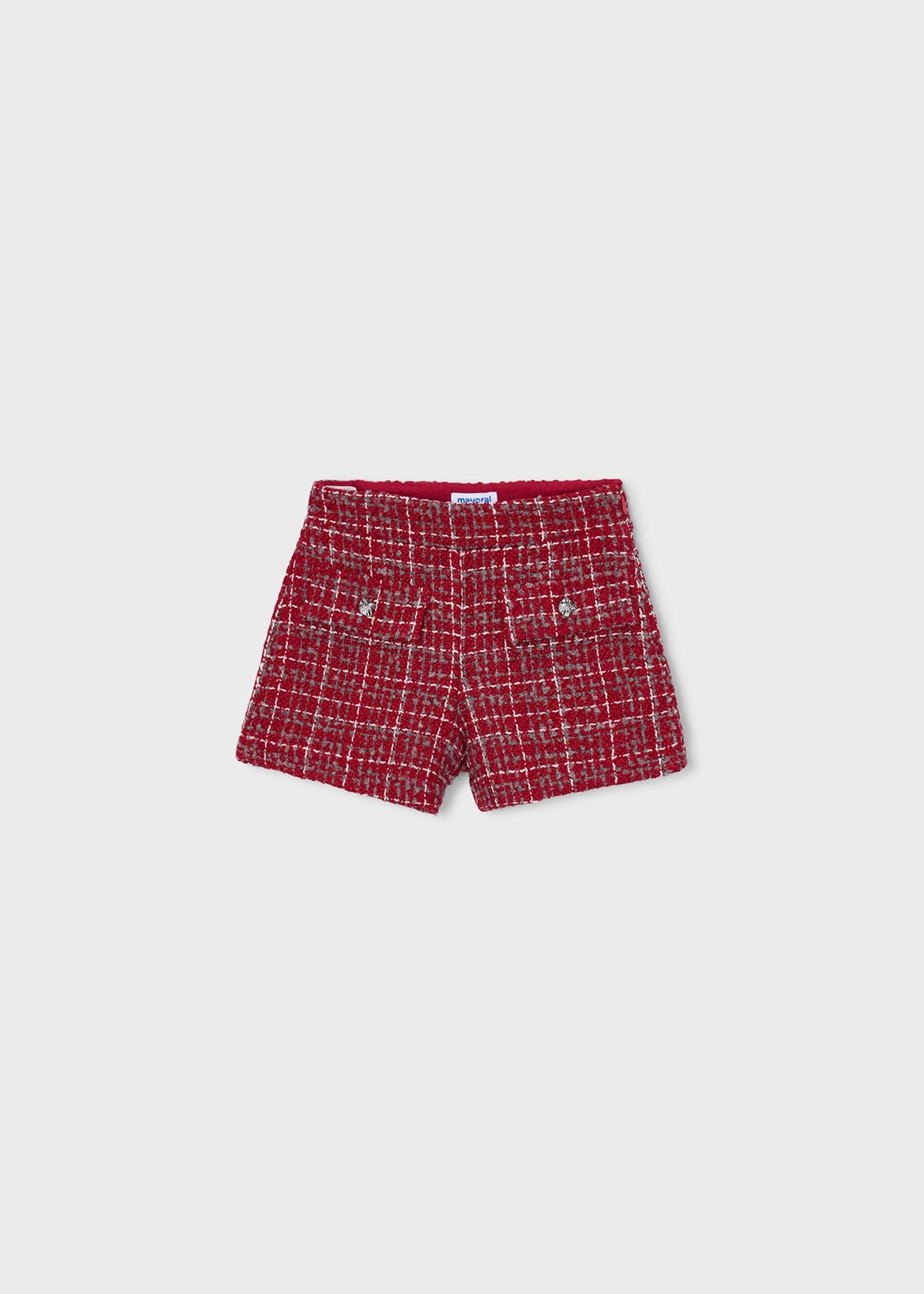 Girls' tweed Bermuda shorts