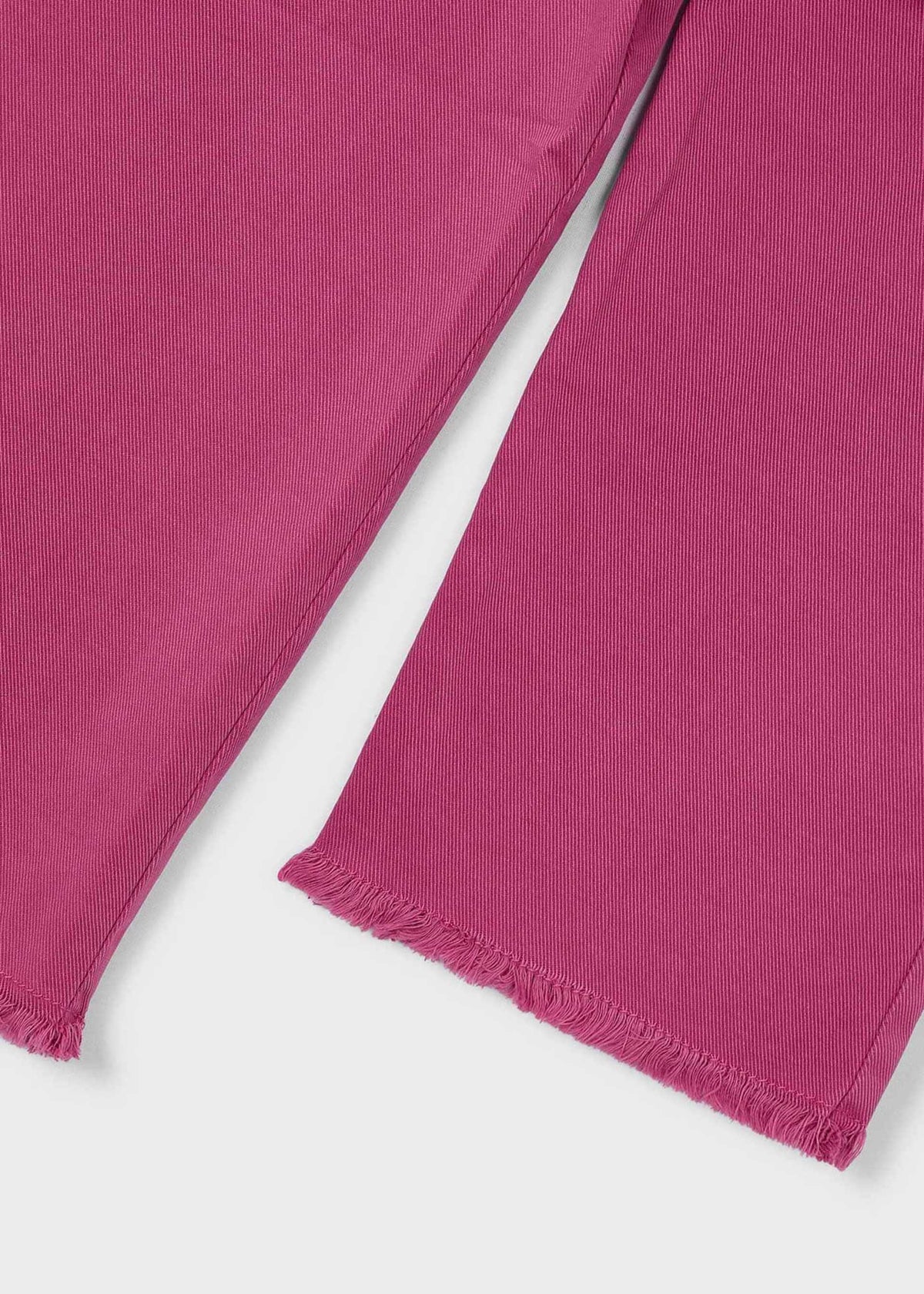 Mädchenhose mit weitem Bein aus Twill
