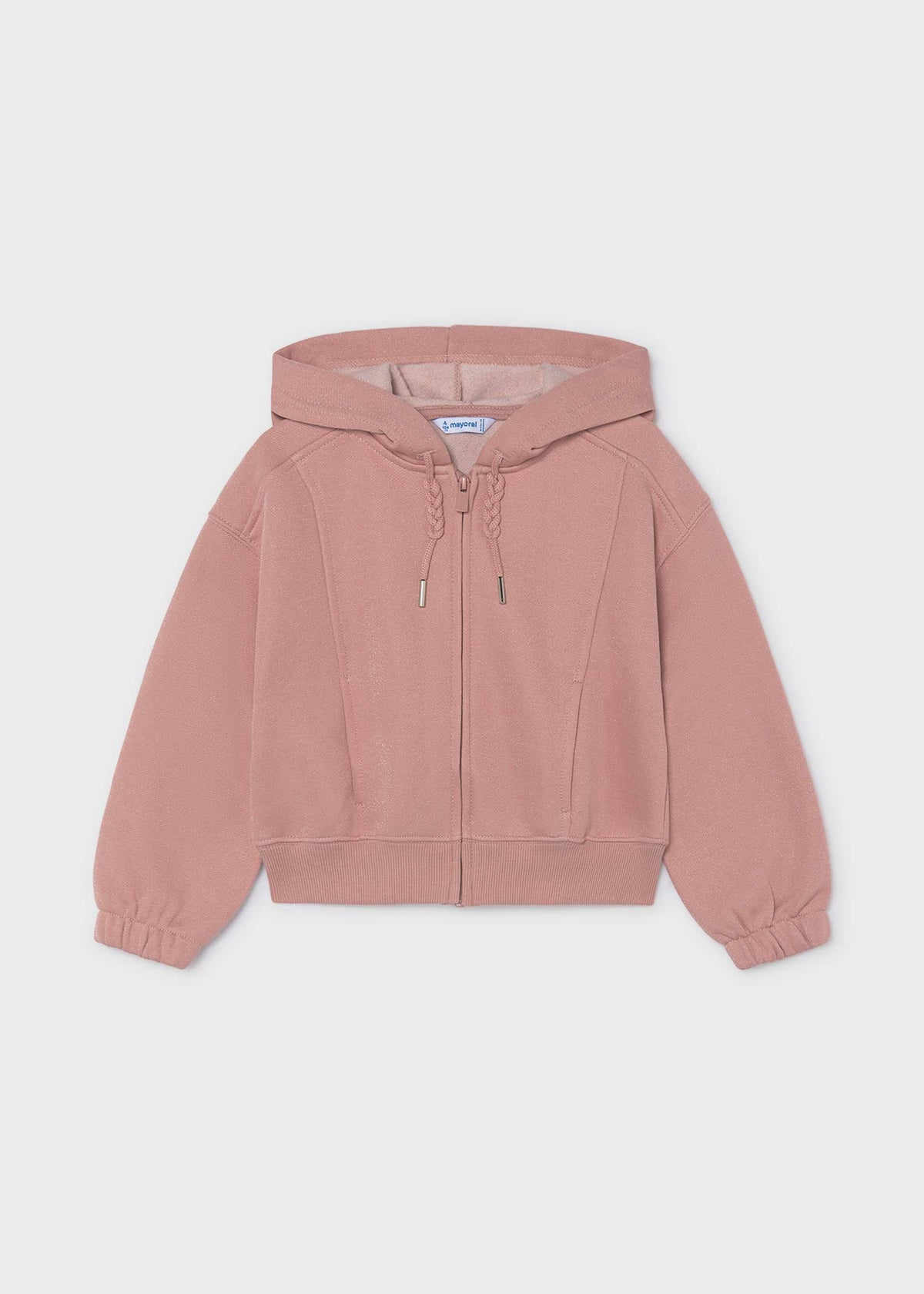 Girls' zip-up hoodie
