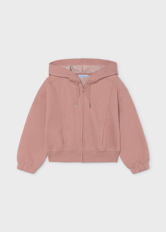 Girls' zip-up hoodie
