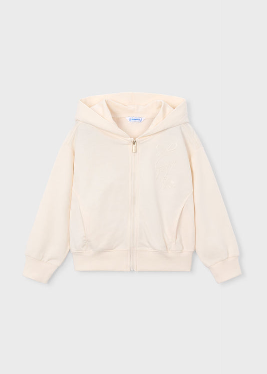 Girls' zip-up sweatshirt