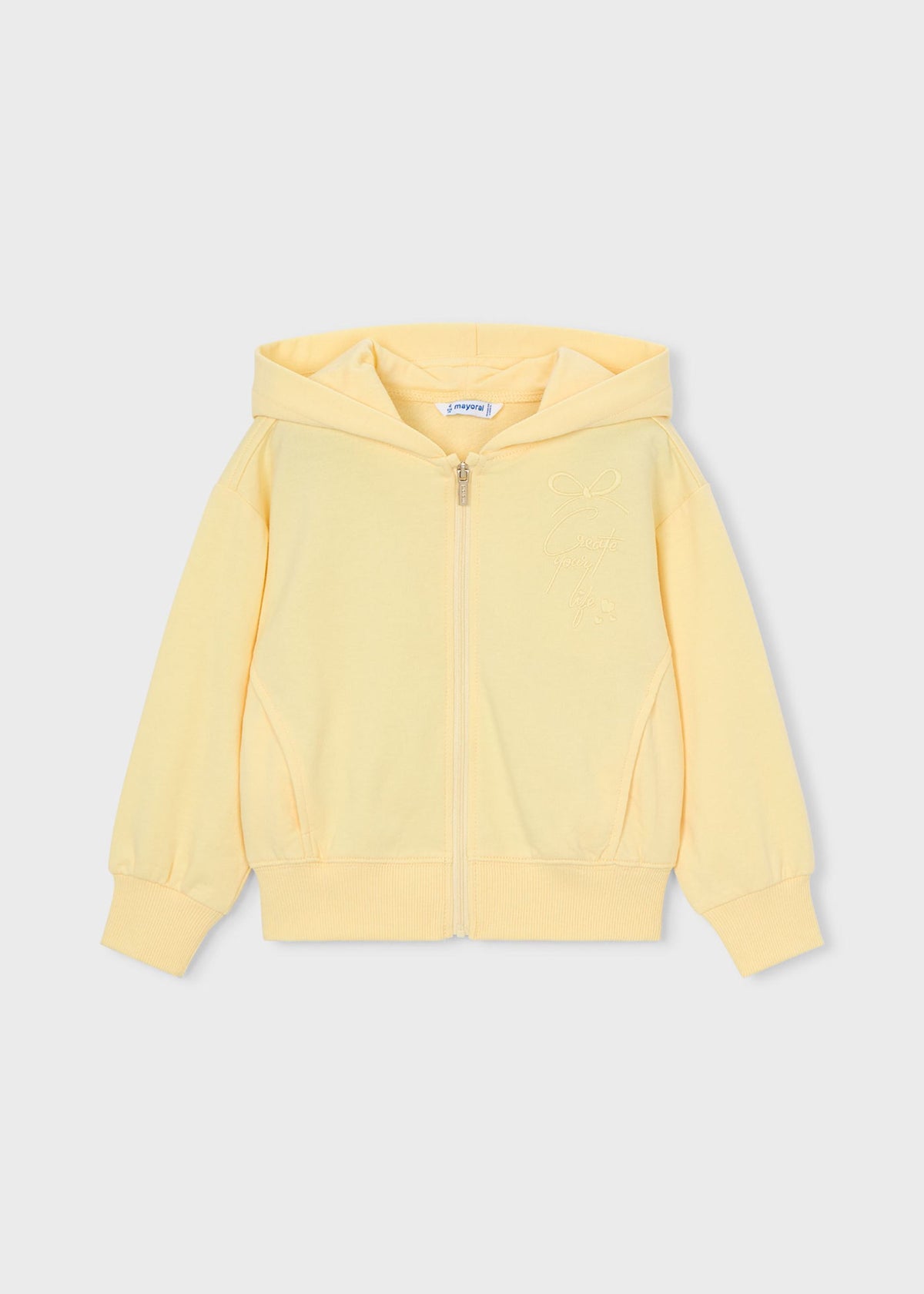 Mädchen-Sweatshirt mit Reißverschluss