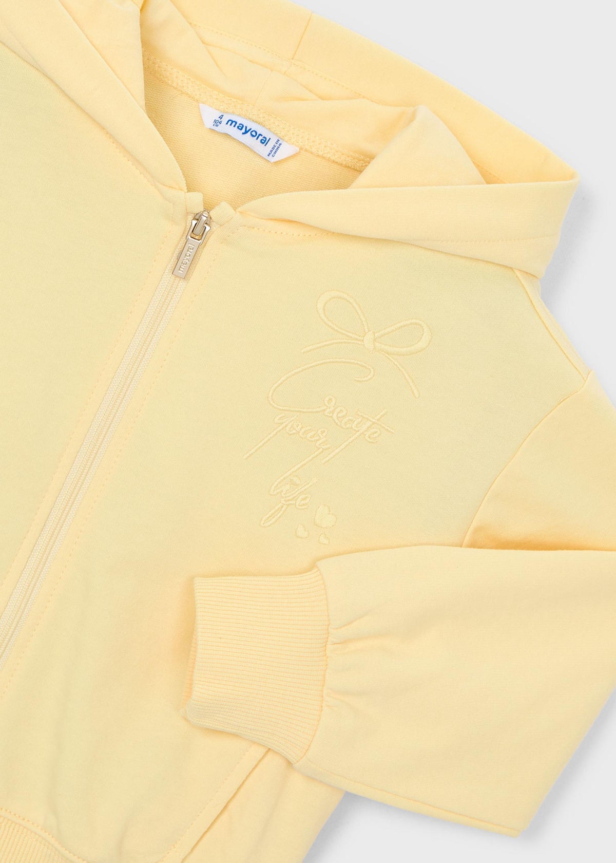 Mädchen-Sweatshirt mit Reißverschluss