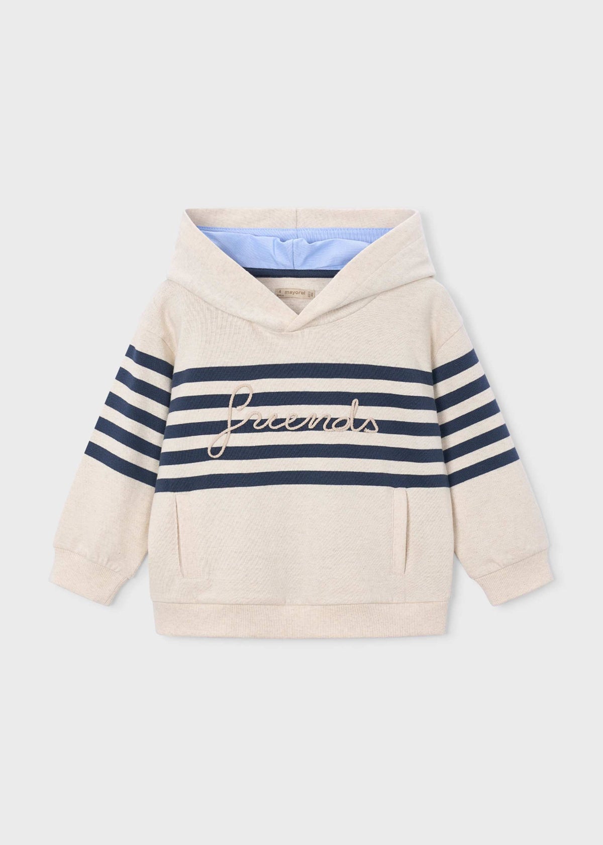 Hooded Striped Knit jumper boy