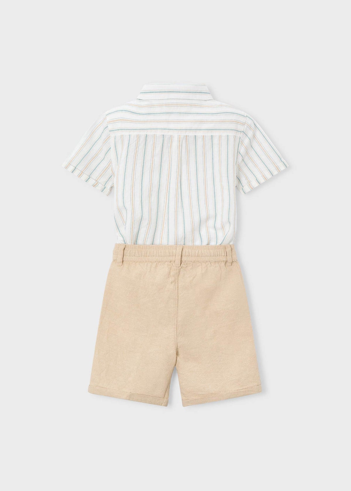 Leinenset mit Bermudashorts für Jungen