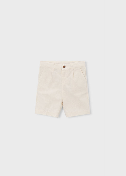 Bermuda-Shorts aus Leinen für Jungen