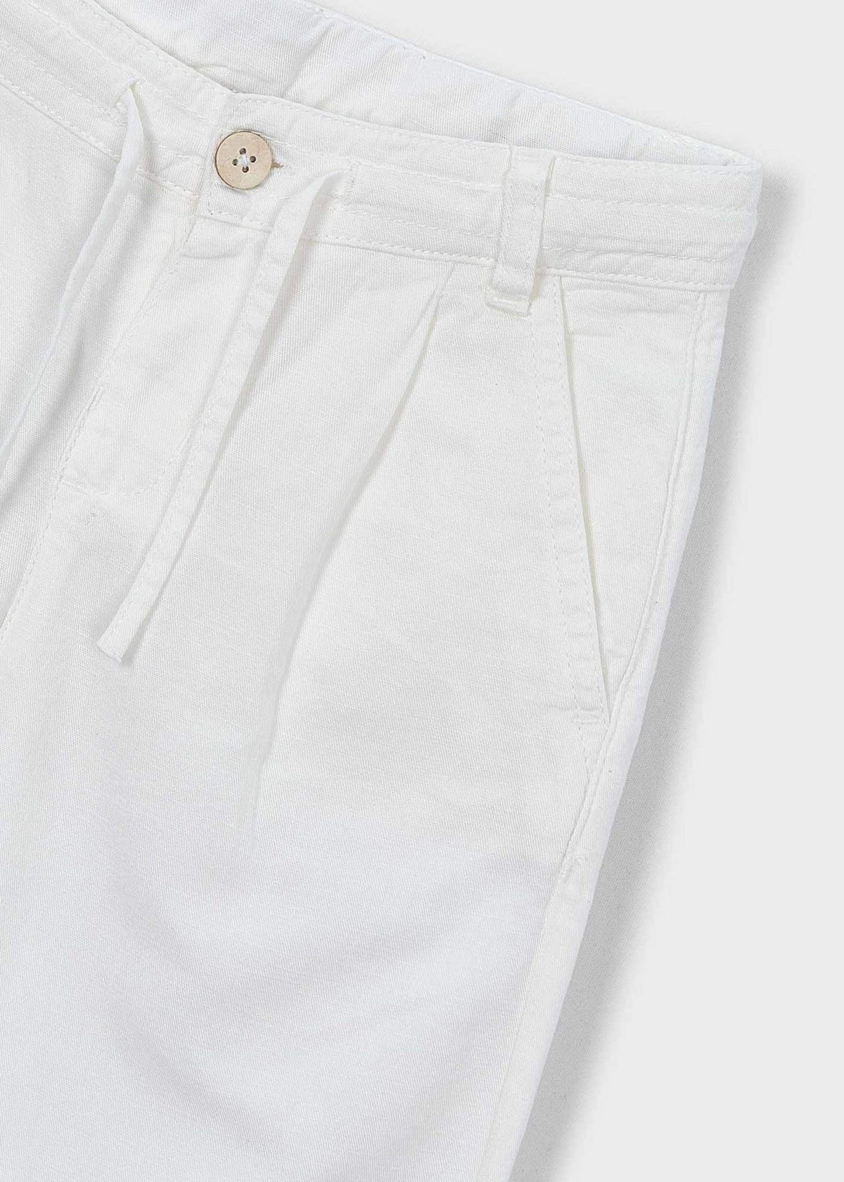 Linen relaxed long trousers boy