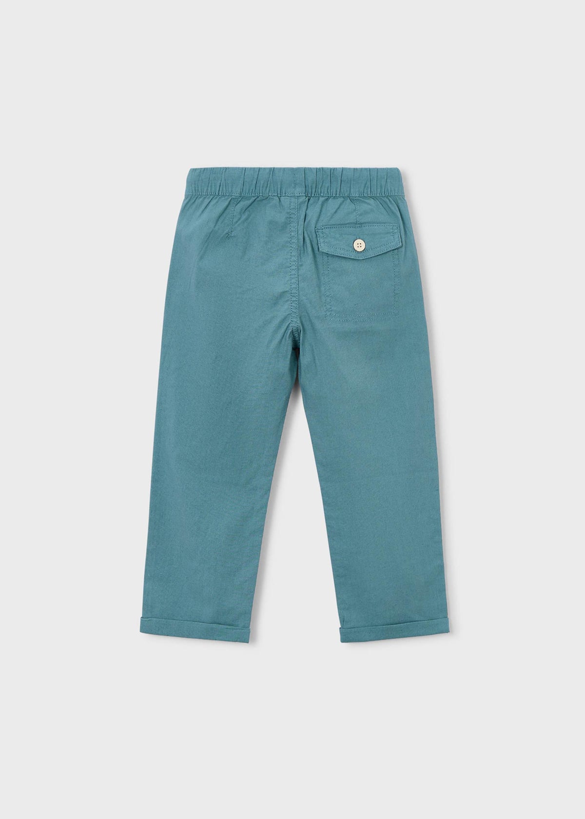 Long jogger trousers with linen for boys