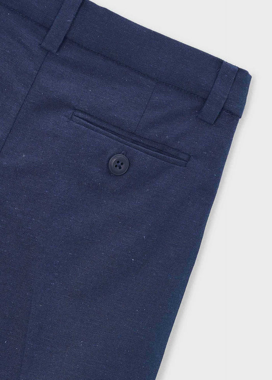 Long linen trousers for boys
