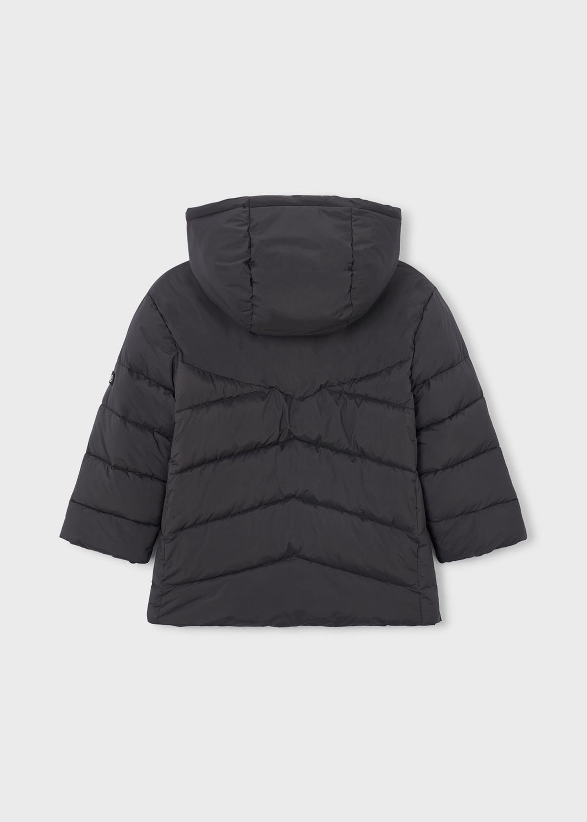 Long quilted jacket for boys