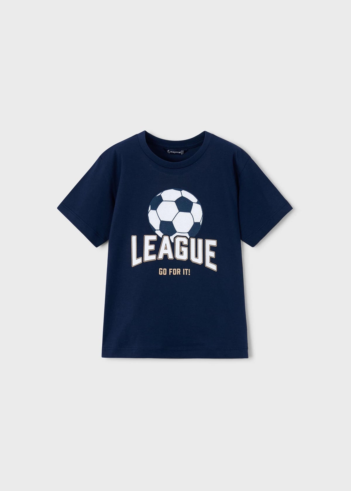 Print football t-shirt boy