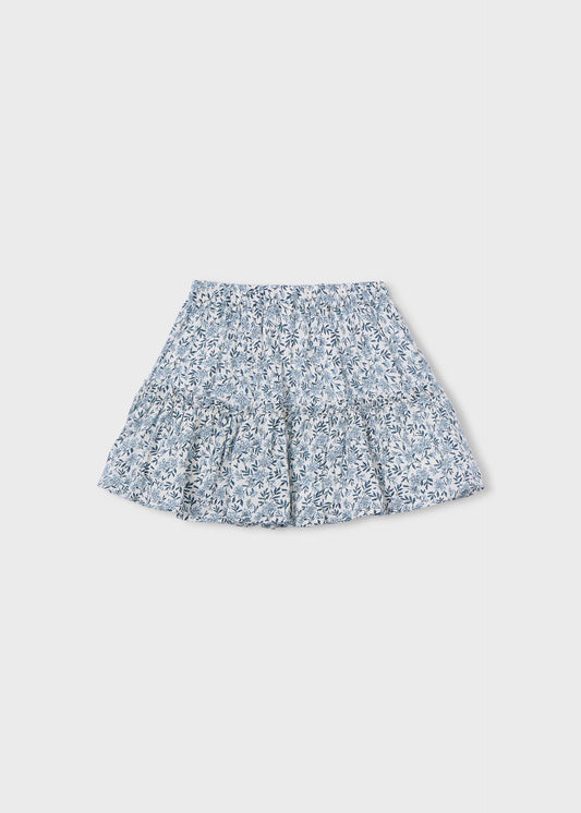 Print skirt girl