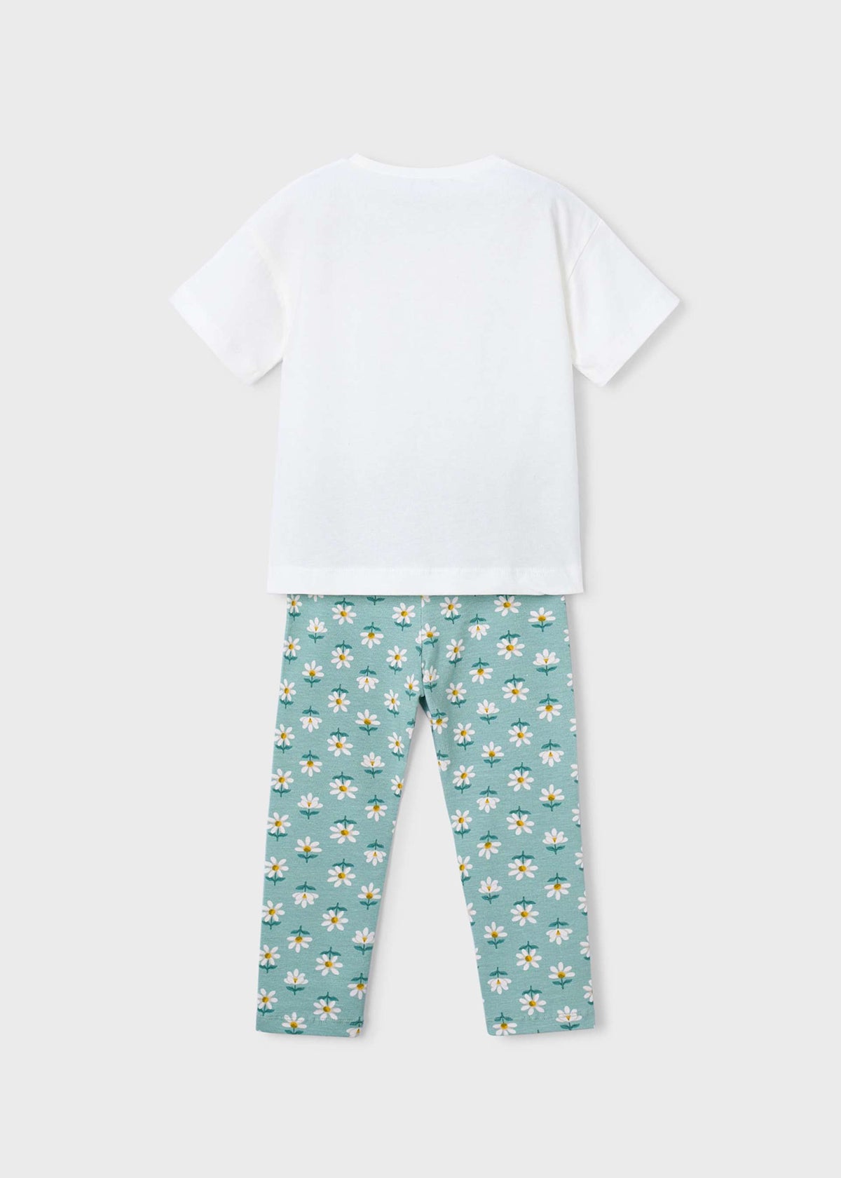 Printed leggings and T-shirt set for girls