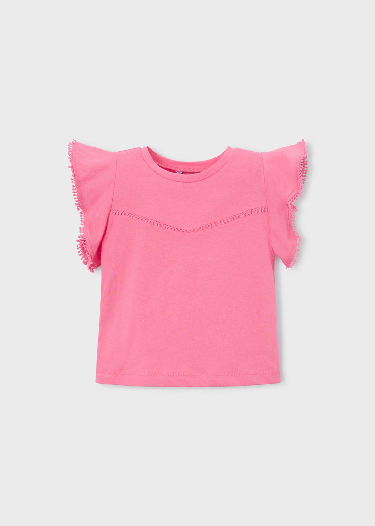 Ruffled t-shirt girl