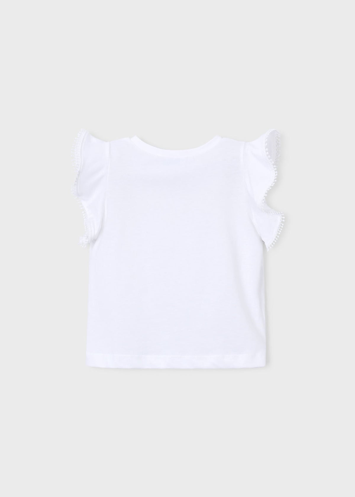 Ruffled t-shirt girl