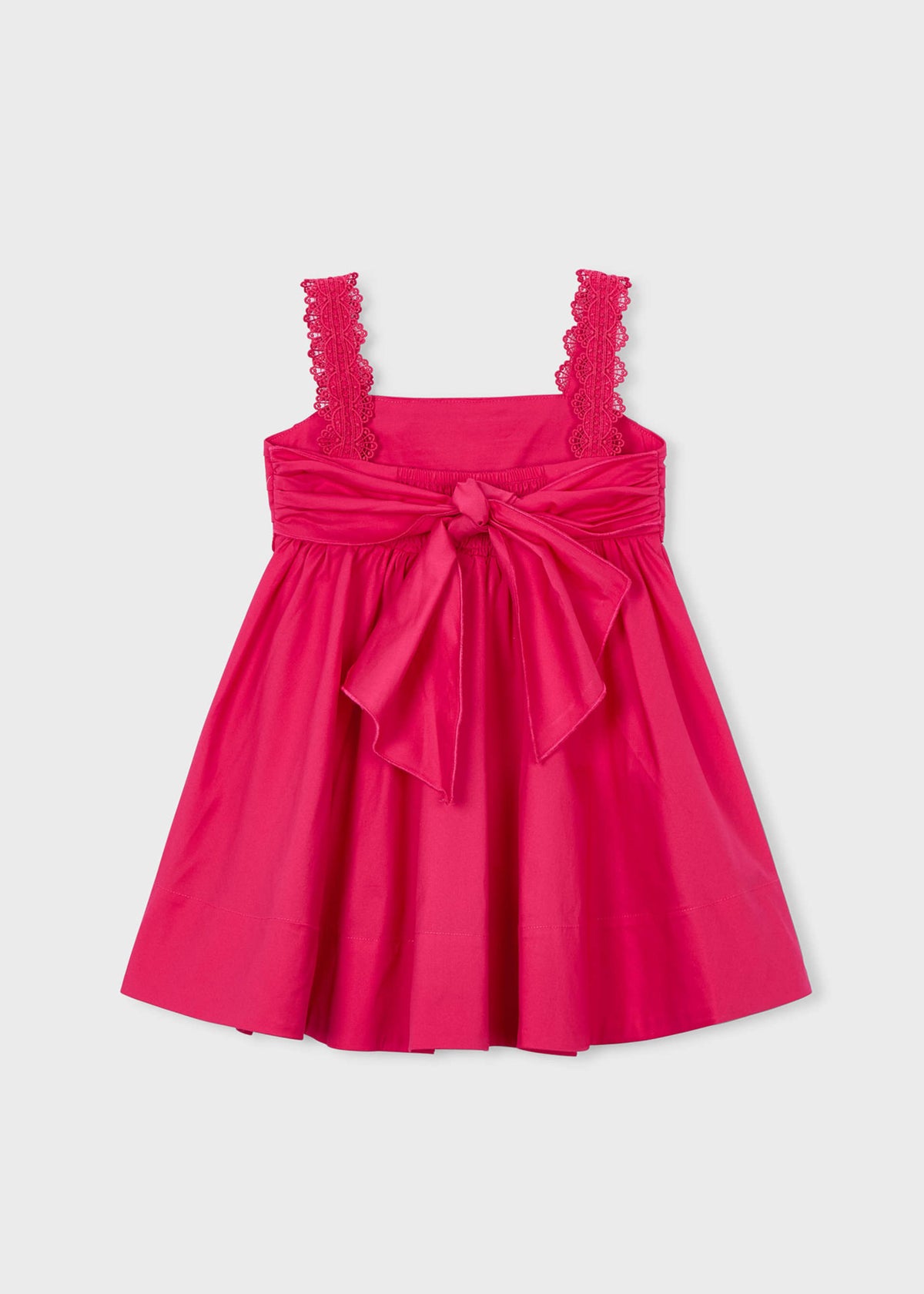 Satin formal dress girl