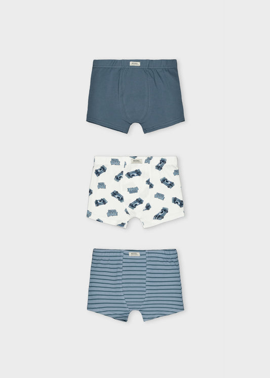 Set of 3 boys' boxer shorts